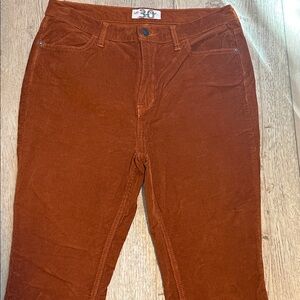 Free People Skinny Corduroy Pants Jeans Size 30 Fired Chesnut